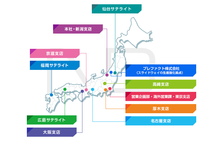 国内販売ネットワーク